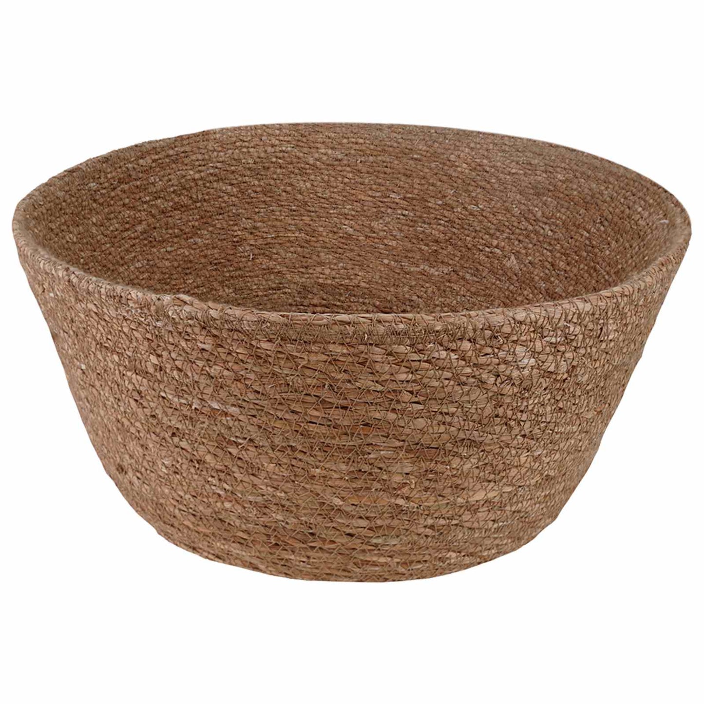 Plantekrukke med håndtag Naturfarvet Ø 32 x 32 cm 100% Søgræs