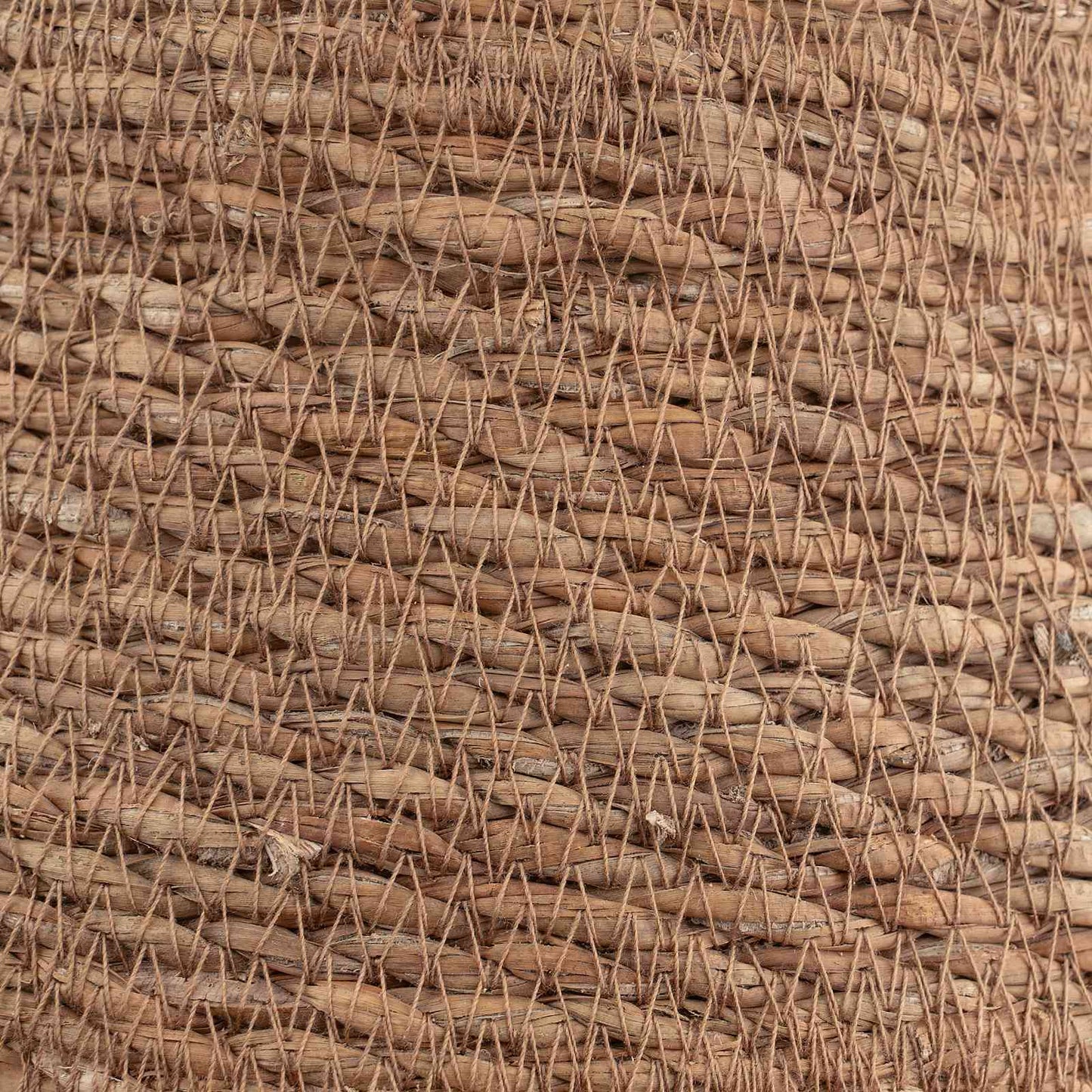 Plantekrukke med håndtag Naturfarvet Ø 32 x 32 cm 100% Søgræs