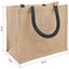 Jute tasker 5 Naturfarvet og sort 26 x 22 x 14 cm