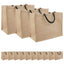 Jute tasker 50 Naturfarvet og sort 42 x 33 x 19 cm