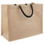 Jute tasker 50 Naturfarvet og sort 42 x 33 x 19 cm