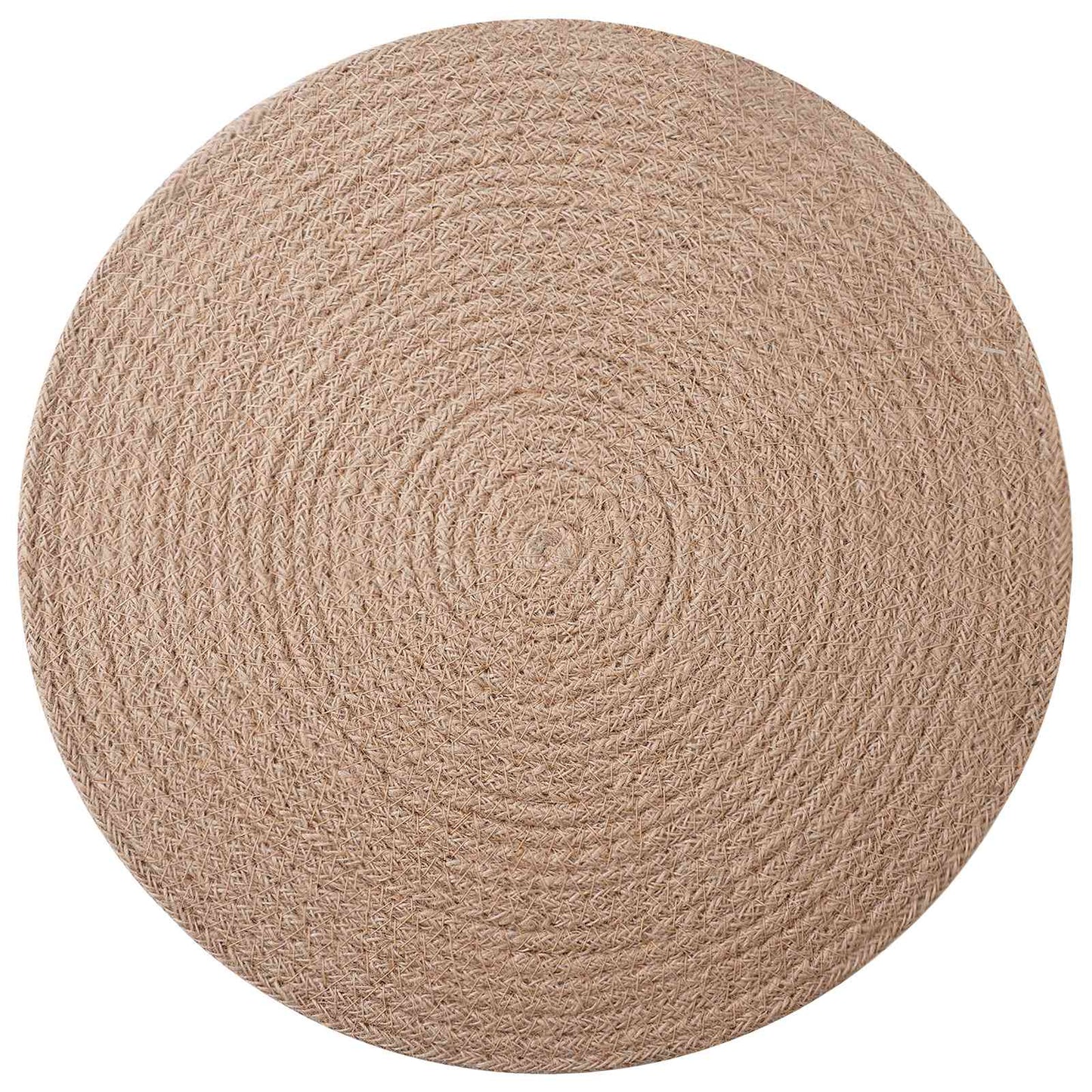 Jute dækkeservietter 6 stk. Naturfarvet 100% Tossa jute