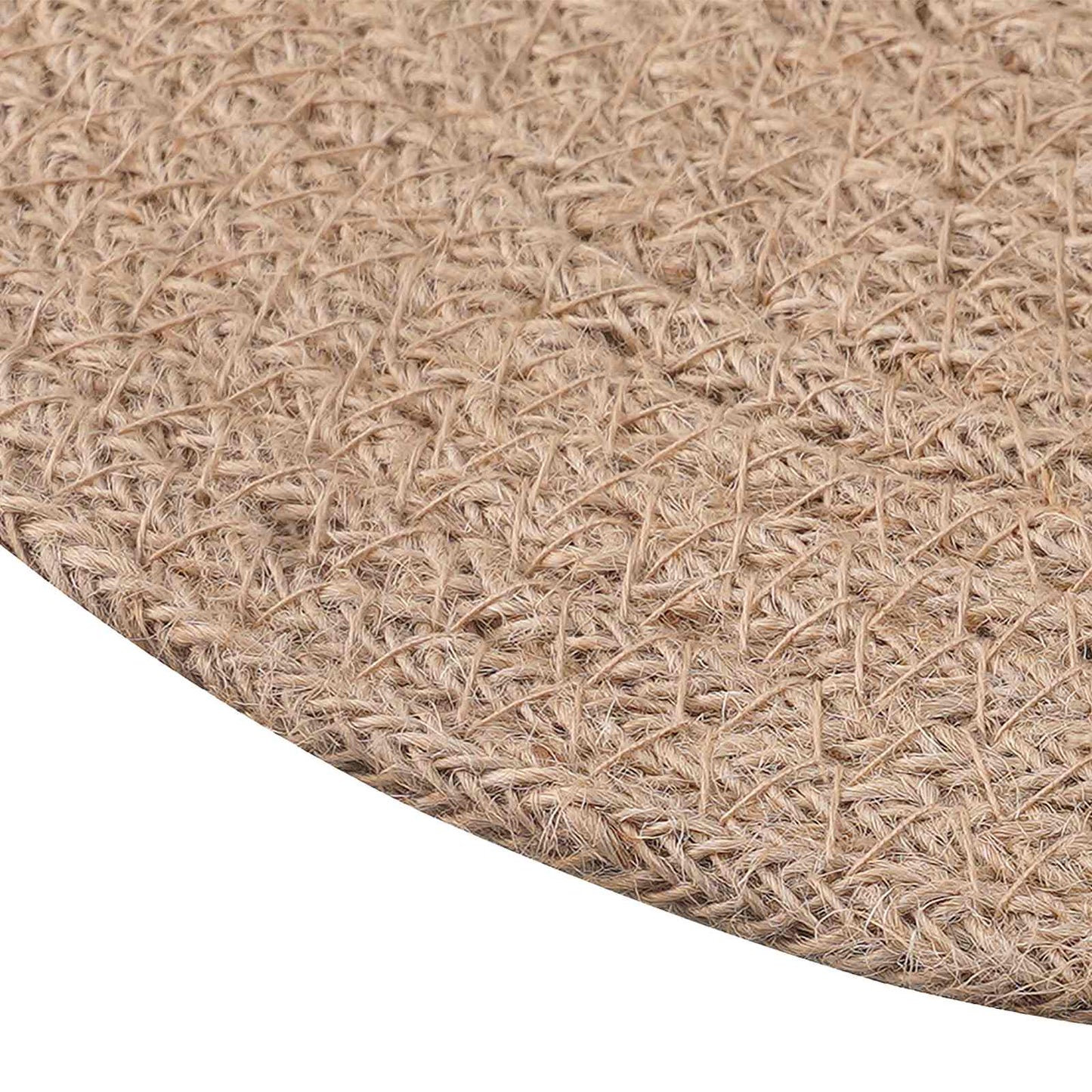 Jute dækkeservietter 12 stk. Naturfarvet 100% Tossa jute