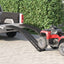 Sammenfoldelig motorcykelrampe 340 kg pr. rampe 2 pcs Sort