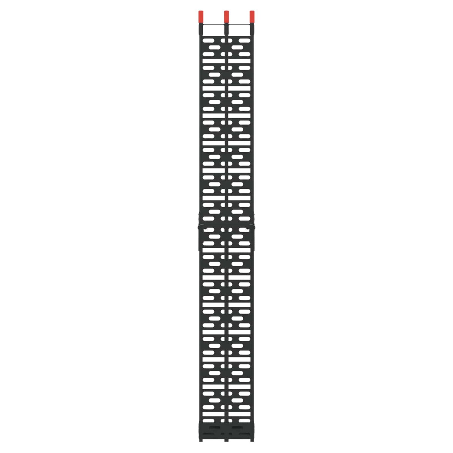 Sammenfoldelig motorcykelrampe 340 kg pr. rampe 2 pcs Sort