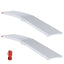 Motorcykelrampe 680 kg 2 pcs Sølv 205 x 28 x 5 cm Aluminium