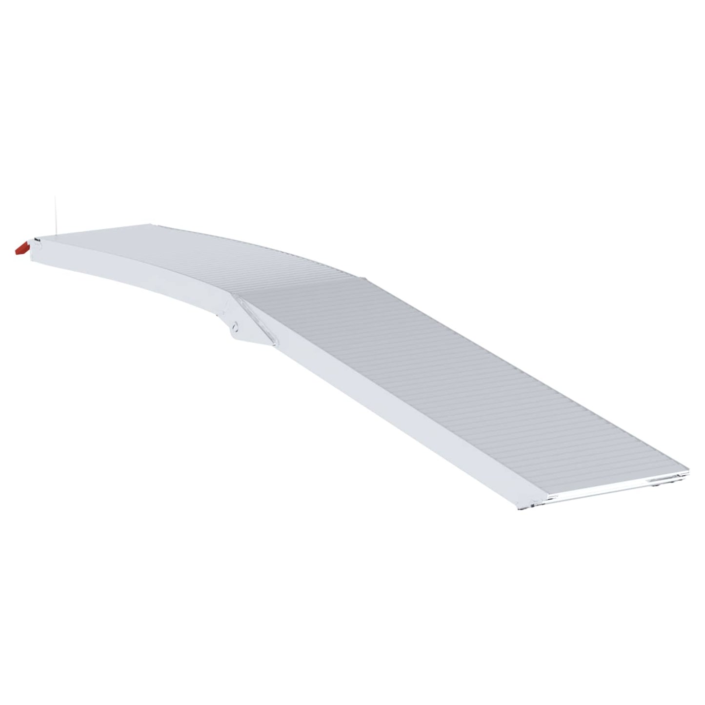 Motorcykelrampe 680 kg 2 pcs Sølv 205 x 28 x 5 cm Aluminium