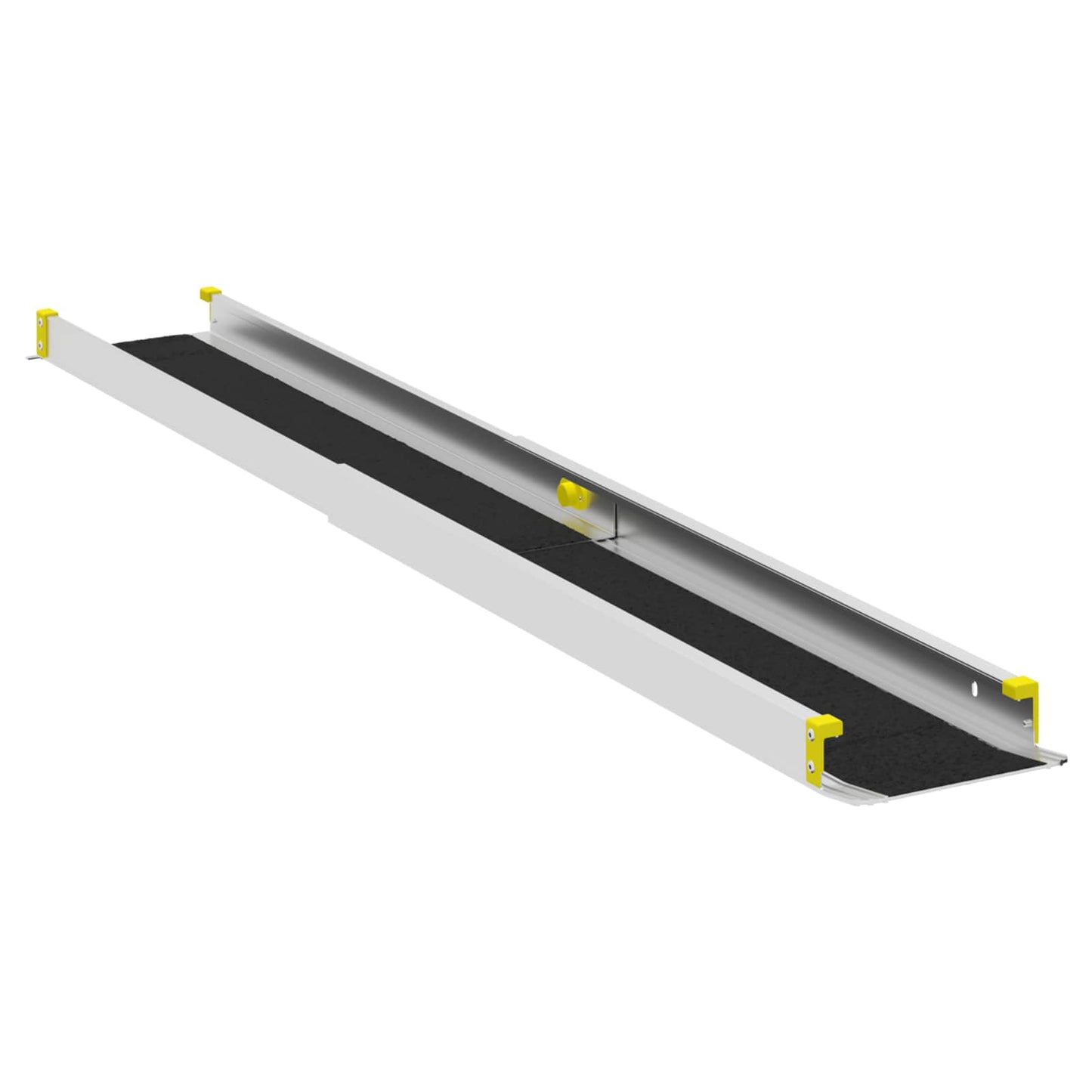 Rampe til kørestol 270 kg 2 stk. Sort 270 kg per sæde Aluminium