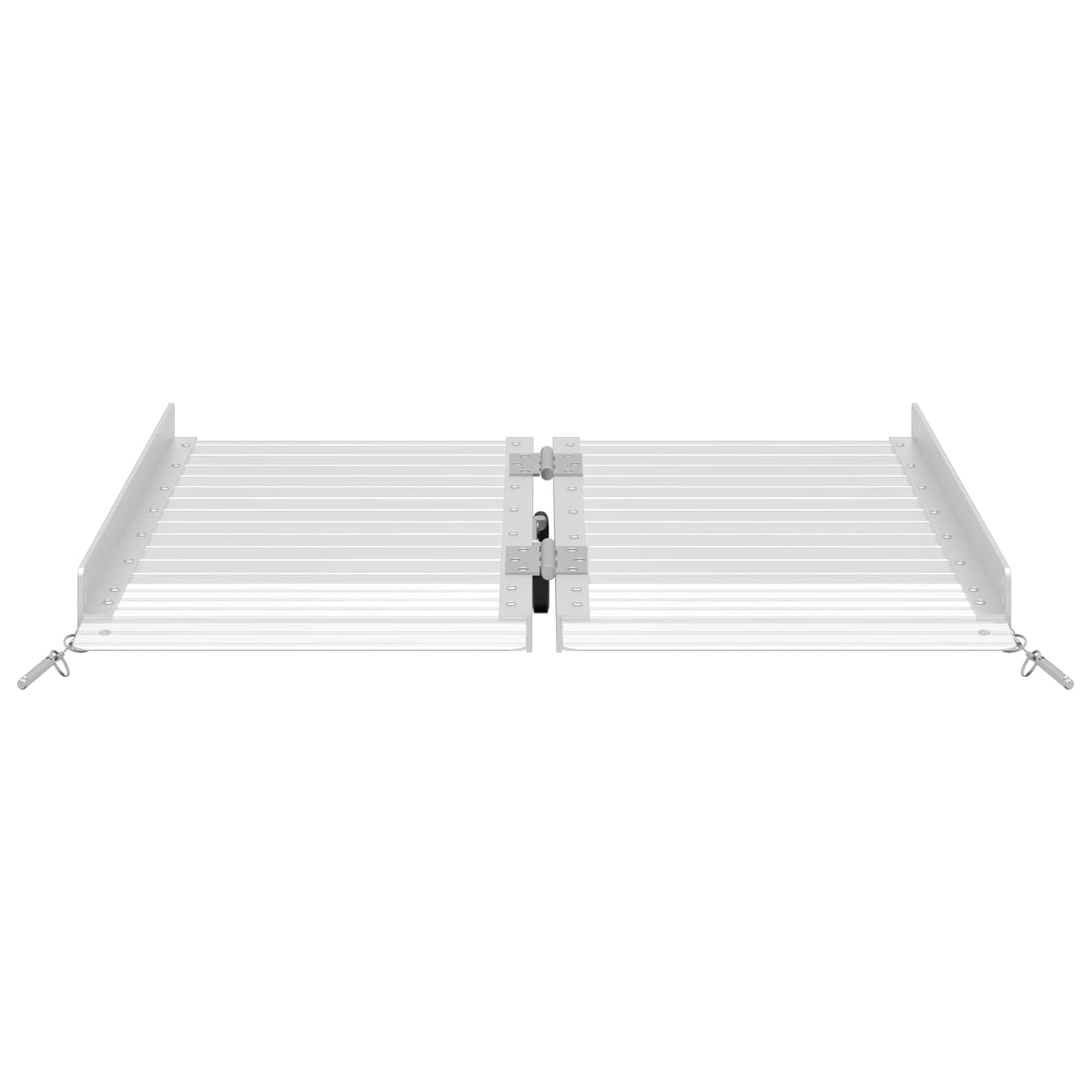 Rampe til kørestol 270 kg Sølv 62 x 73 x 5 cm Aluminium