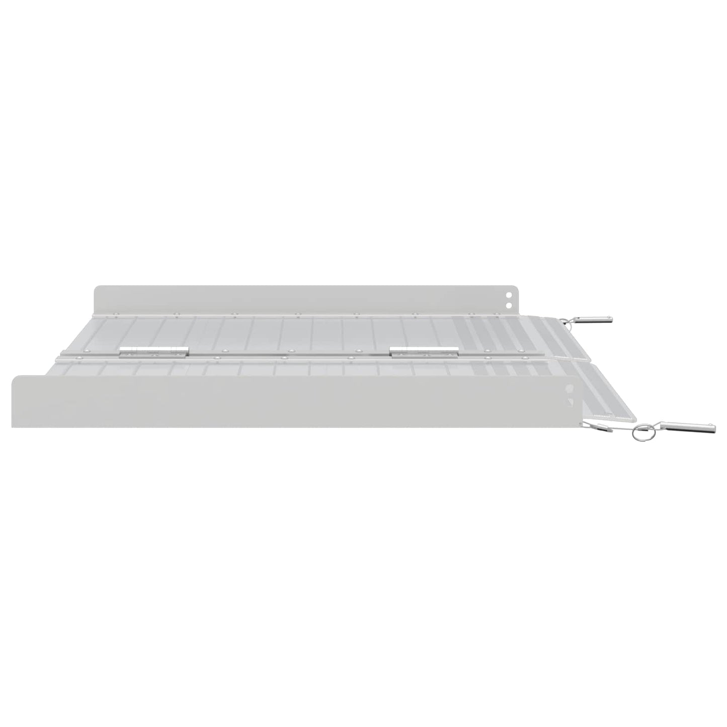 Rampe til kørestol 270 kg Sølv 62 x 73 x 5 cm Aluminium