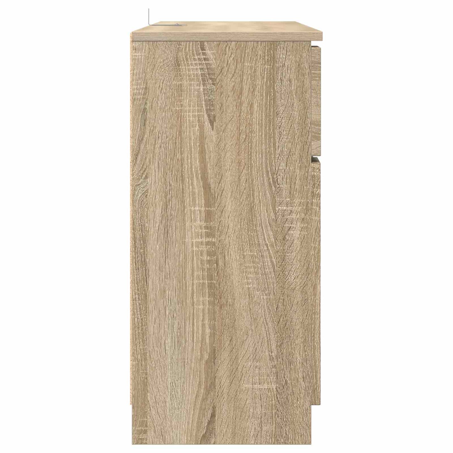 Sideboard med skuffe Sonoma eg 100 x 30 x 65,6 Konstrueret træ