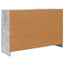 Sideboard med skuffe Beton Grå 100 x 30 x 65,6 Konstrueret træ