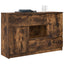 Sideboard med skuffe Røget eg 100 x 30 x 65,6 Konstrueret træ