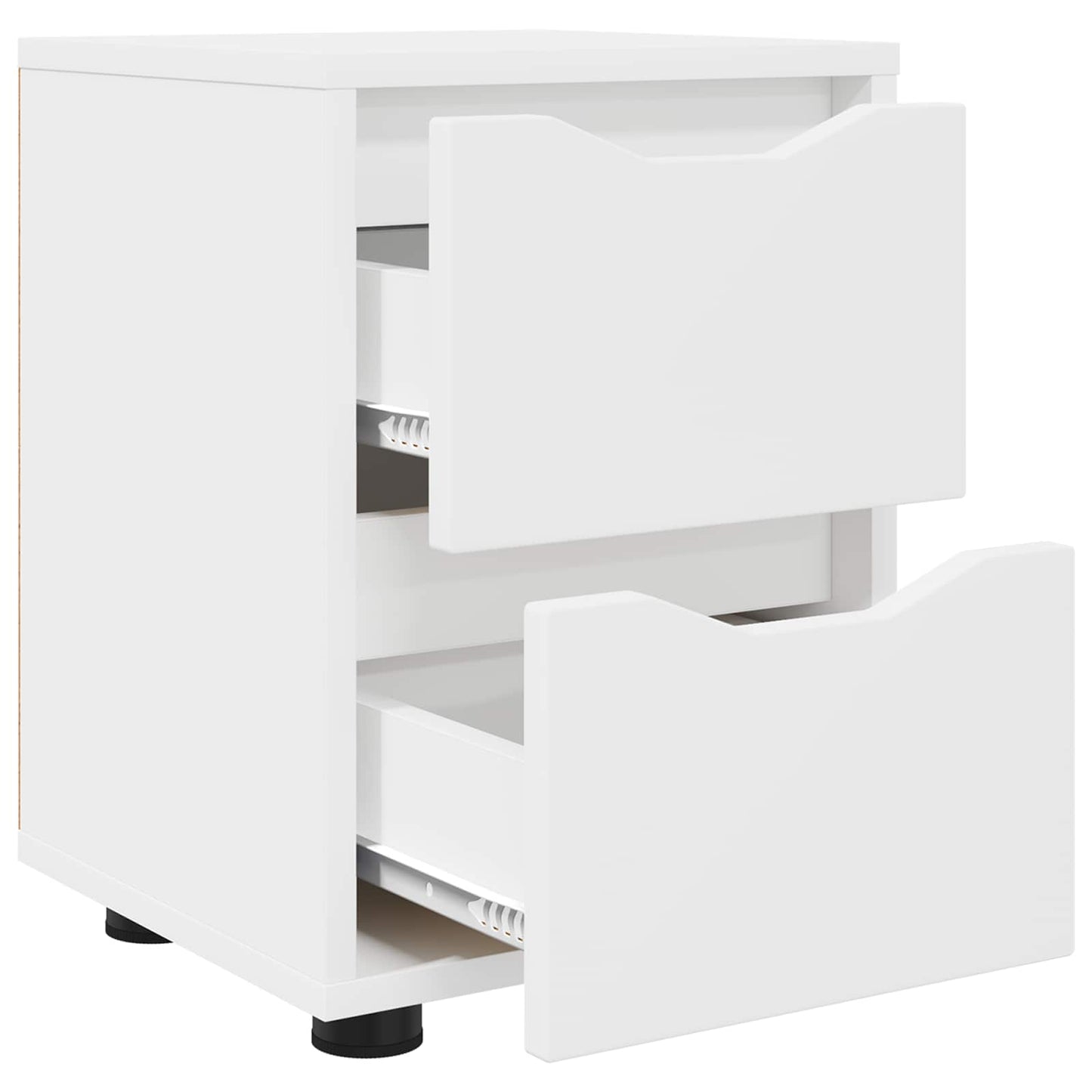 Sengebord Hvid 30,5 x 30 x 43 cm Konstrueret træ
