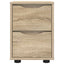 Sengebord Sonoma eg 30,5 x 30 x 43 cm Konstrueret træ