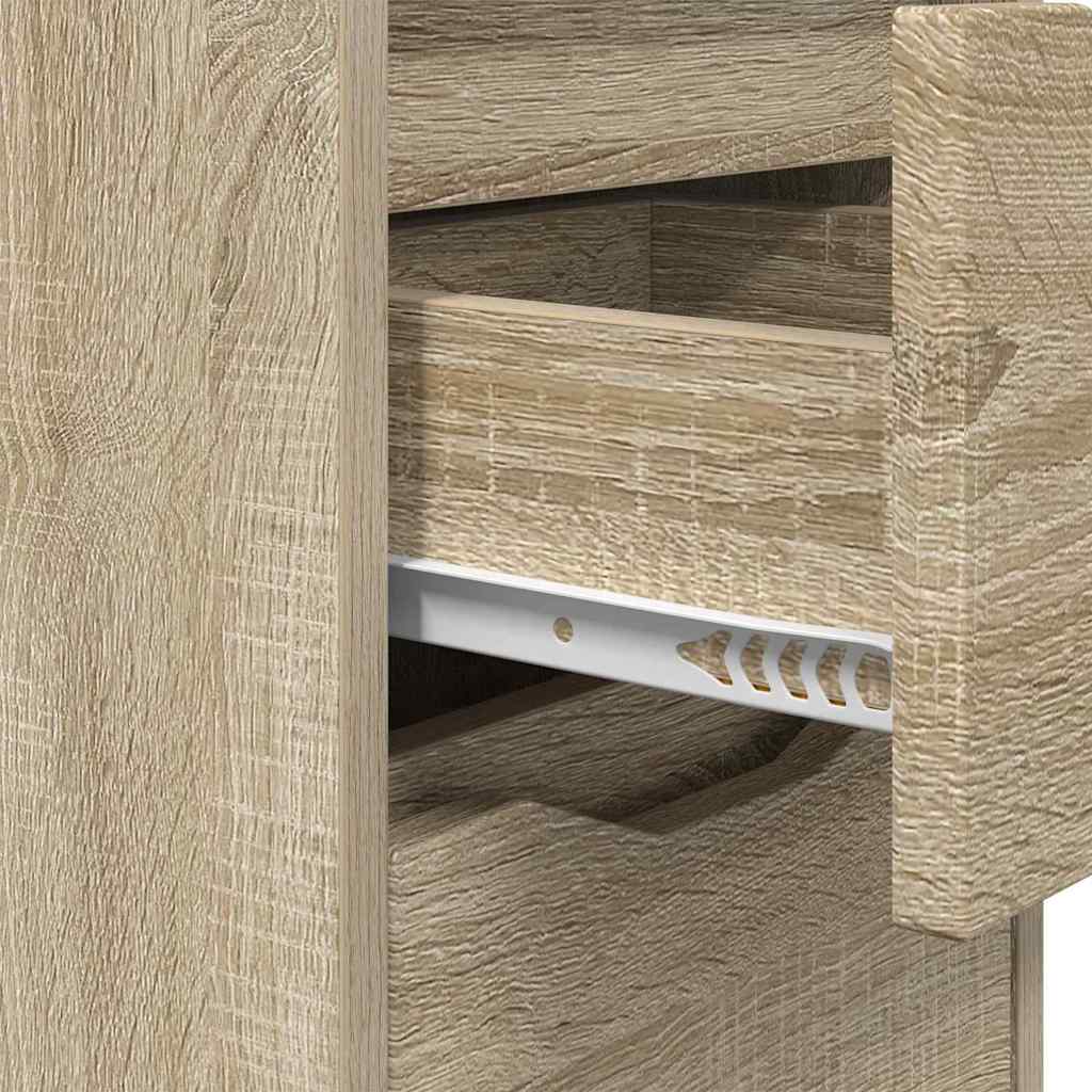 Sengeborde 2 pcs Sonoma eg 30,5 x 30 x 43 cm Konstrueret træ