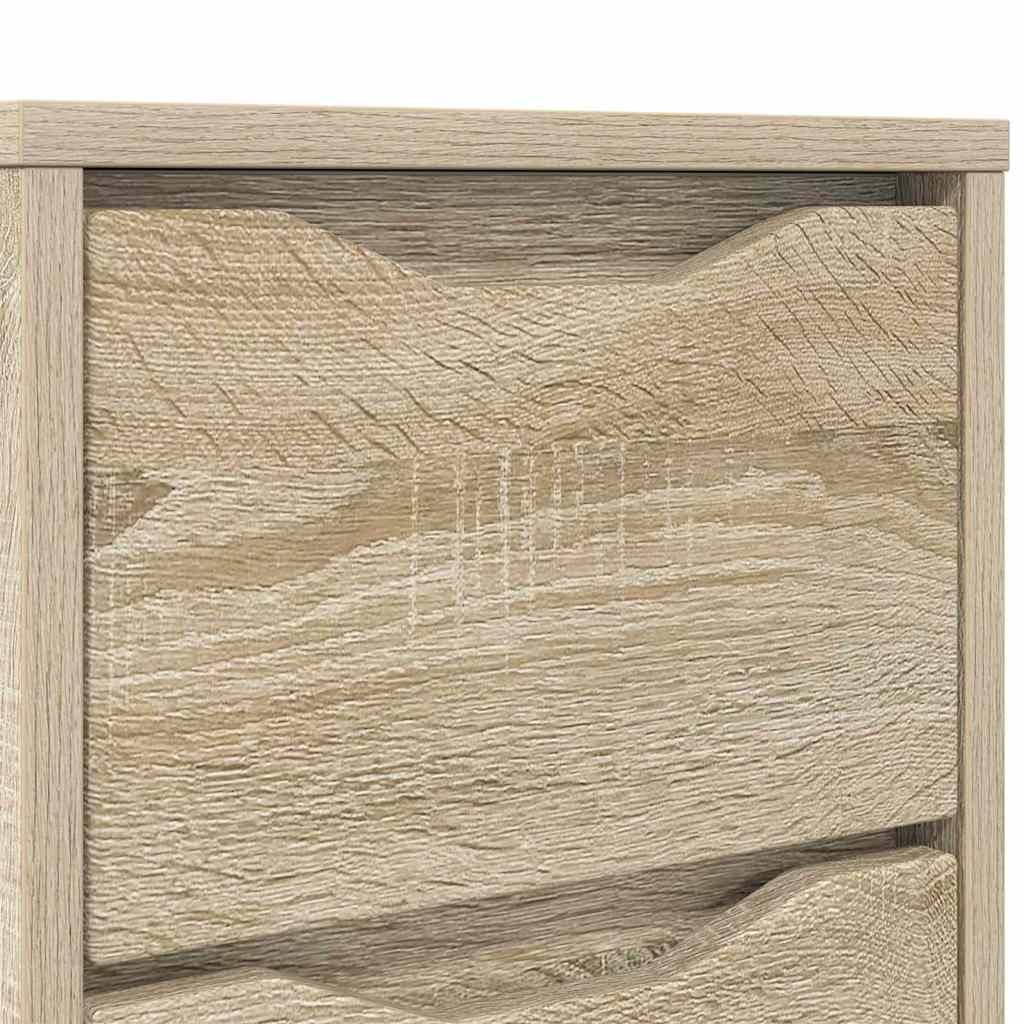 Sengeborde 2 pcs Sonoma eg 30,5 x 30 x 43 cm Konstrueret træ