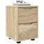 Sengeborde 2 stk. Sonoma eg 30,5 x 30 x 43 cm Konstrueret træ