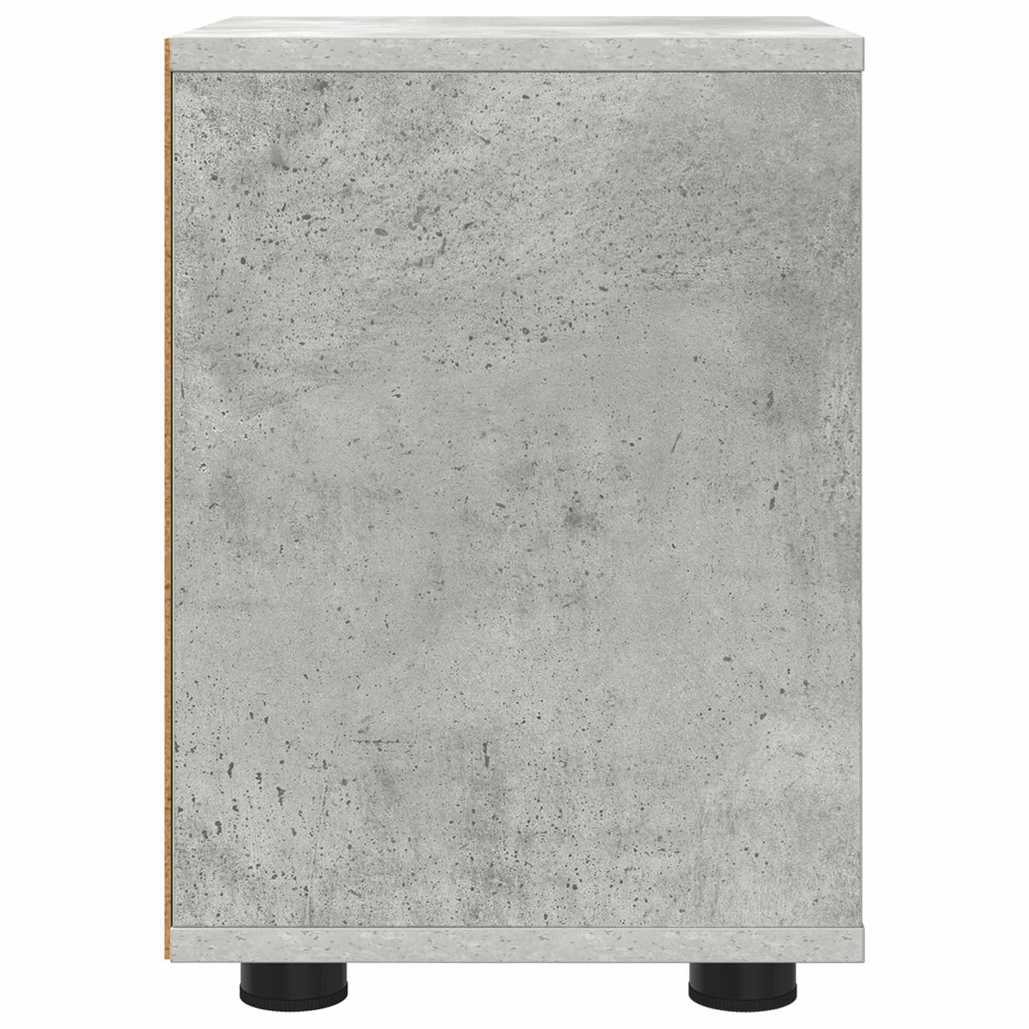 Sengebord Beton Grå 30,5 x 30 x 43 cm Konstrueret træ