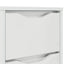 Sengebord Høj gloss hvid 30,5 x 30 x 43 cm Konstrueret træ