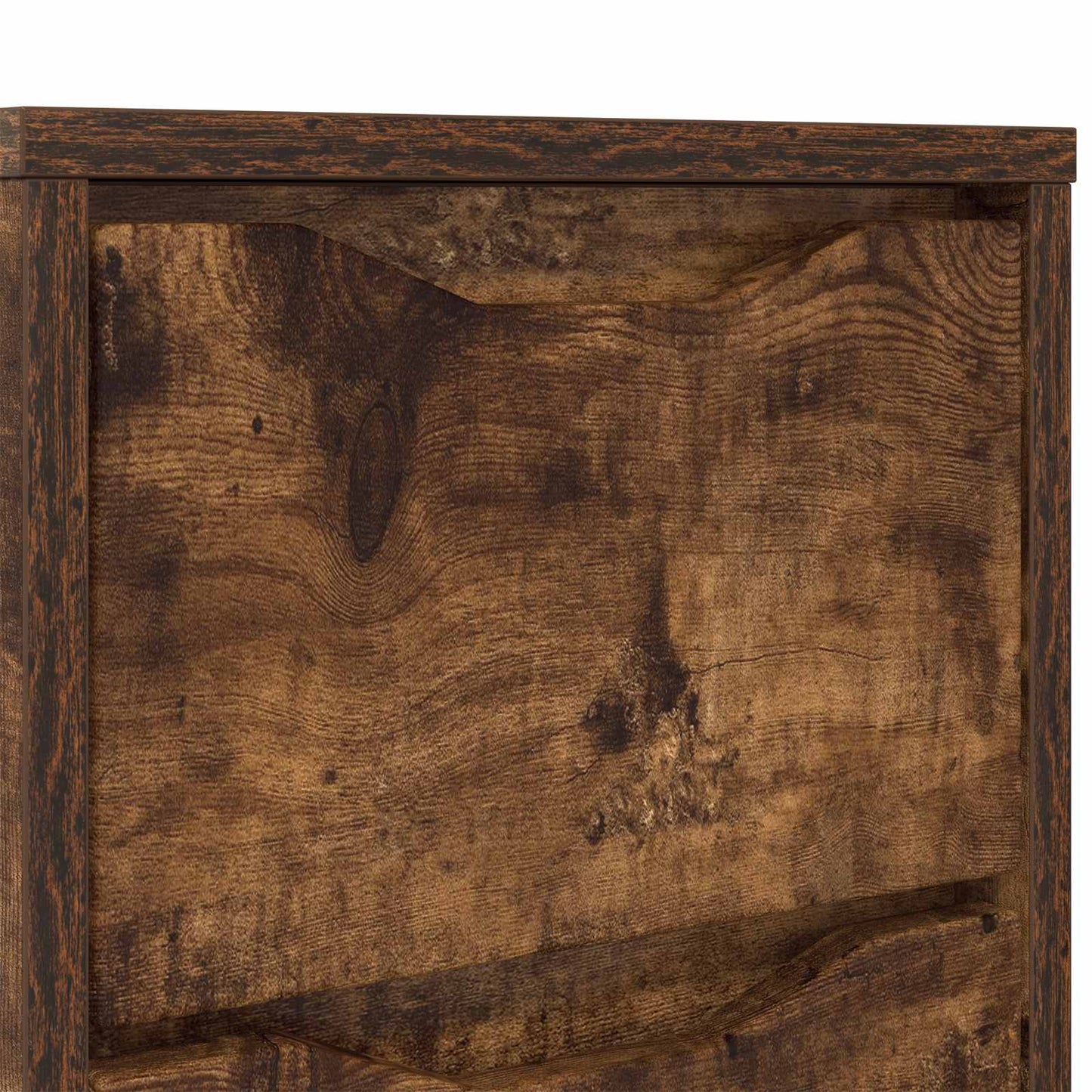 Sengebord Røget eg 30,5 x 30 x 43 cm Konstrueret træ