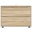 Opbevaringsskab Sonoma eg 80 x 48 x 57 cm Konstrueret træ