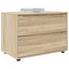 Opbevaringsskab Sonoma eg 80 x 48 x 57 cm Konstrueret træ