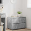 Opbevaringsskab Beton Grå 80 x 48 x 57 cm Konstrueret træ