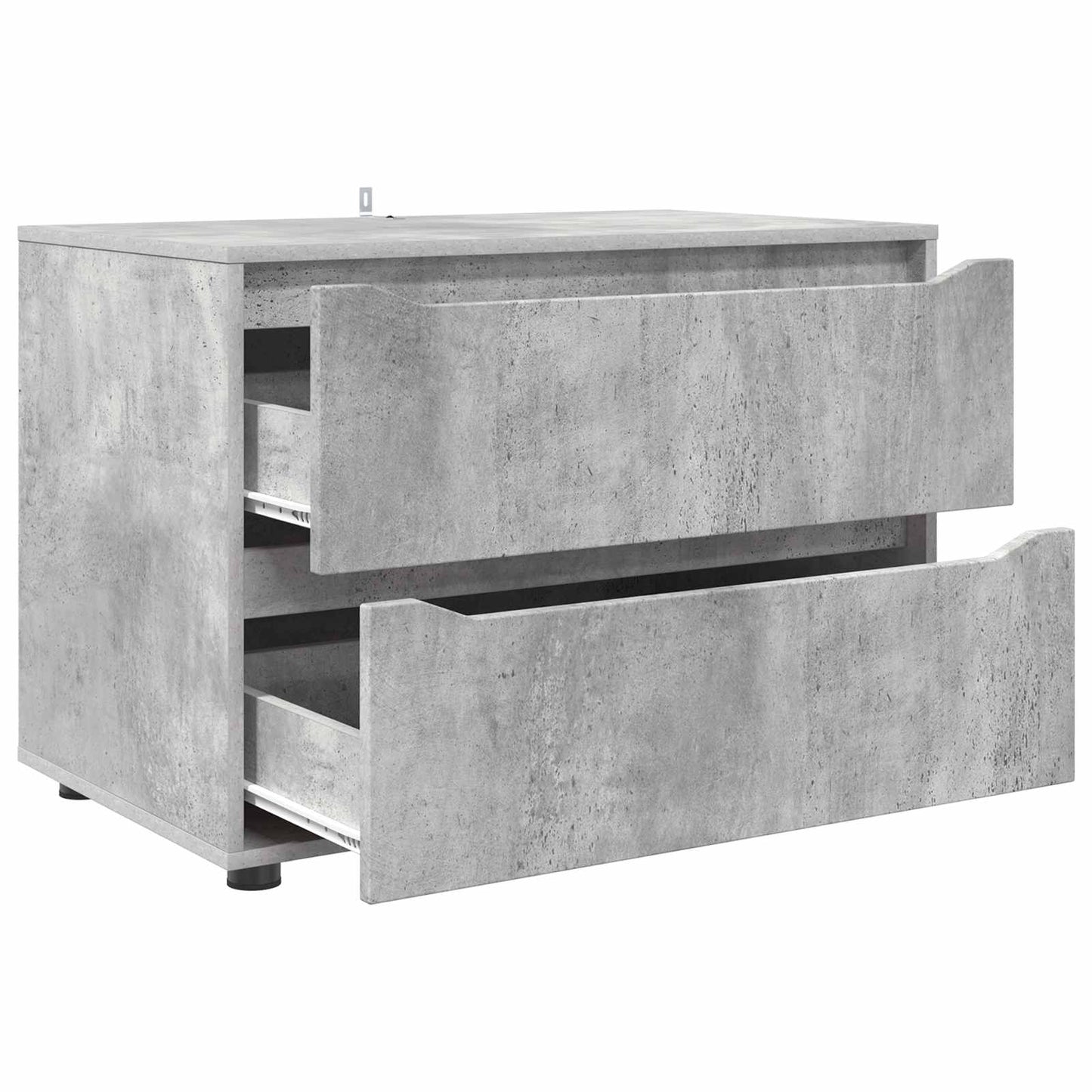 Opbevaringsskab Beton Grå 80 x 48 x 57 cm Konstrueret træ