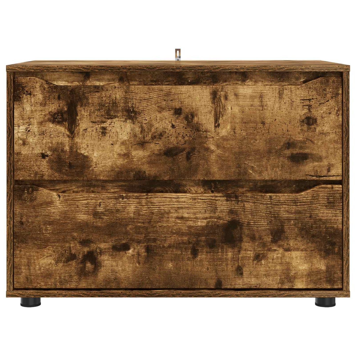 Opbevaringsskab Røget eg 80 x 48 x 57 cm Konstrueret træ