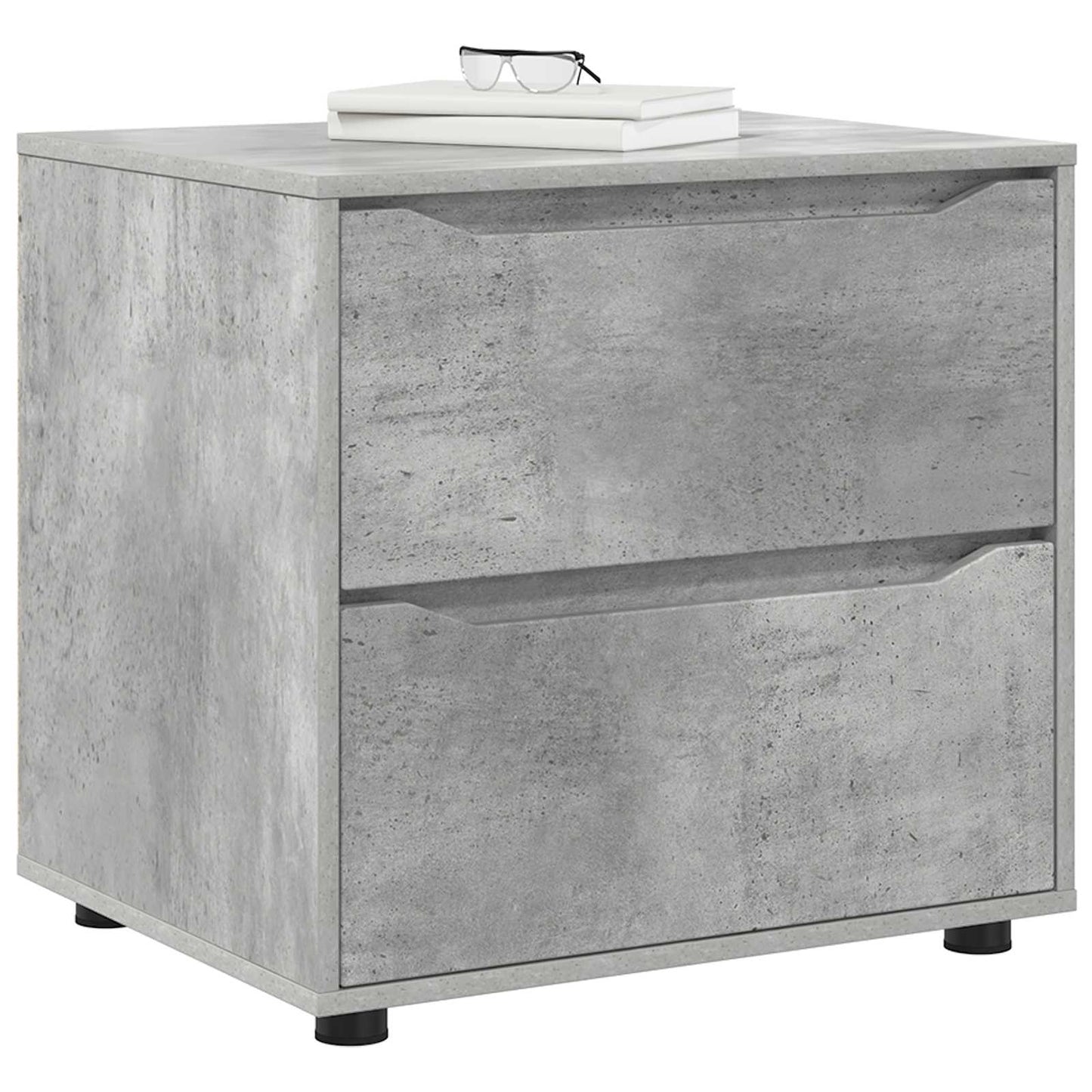 Opbevaringsskab Beton Grå 60 x 48 x 57 cm Konstrueret træ