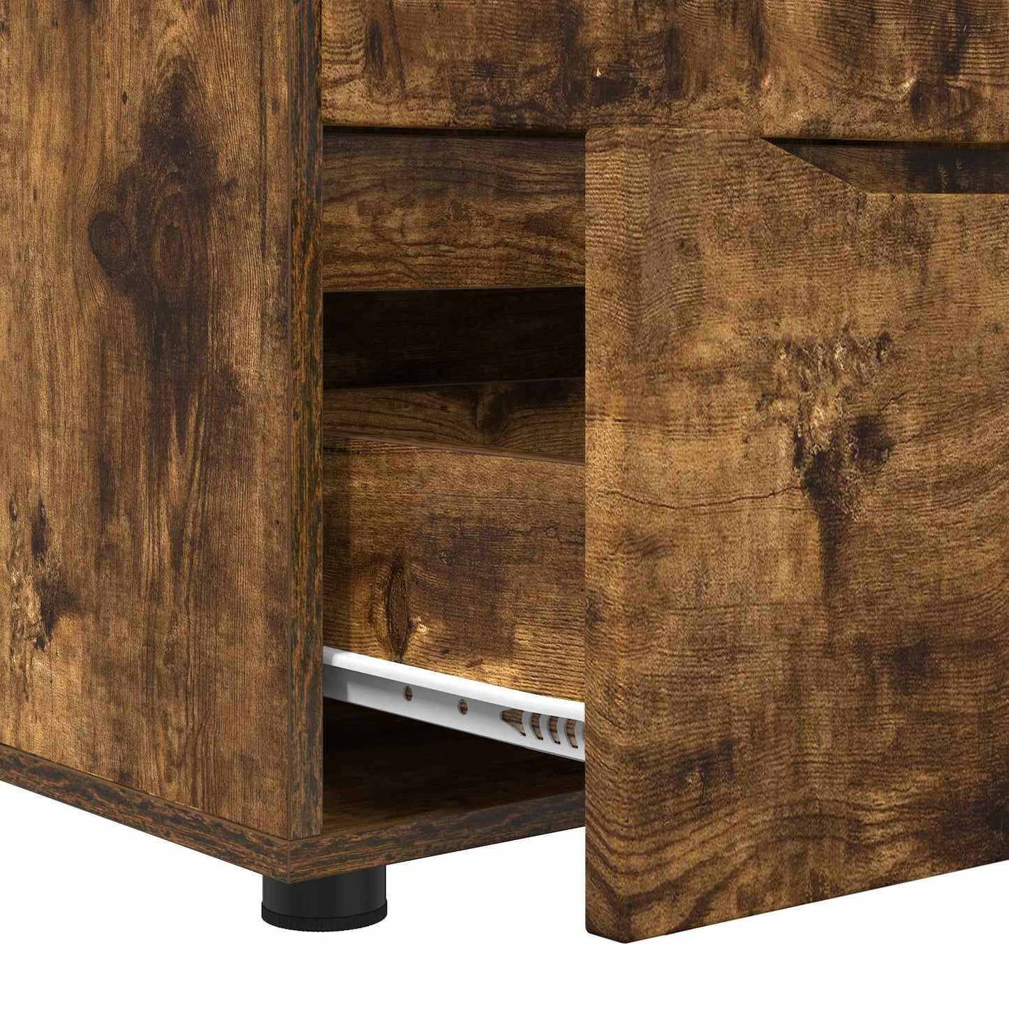 Opbevaringsskab Røget eg 60 x 48 x 57 cm Konstrueret træ