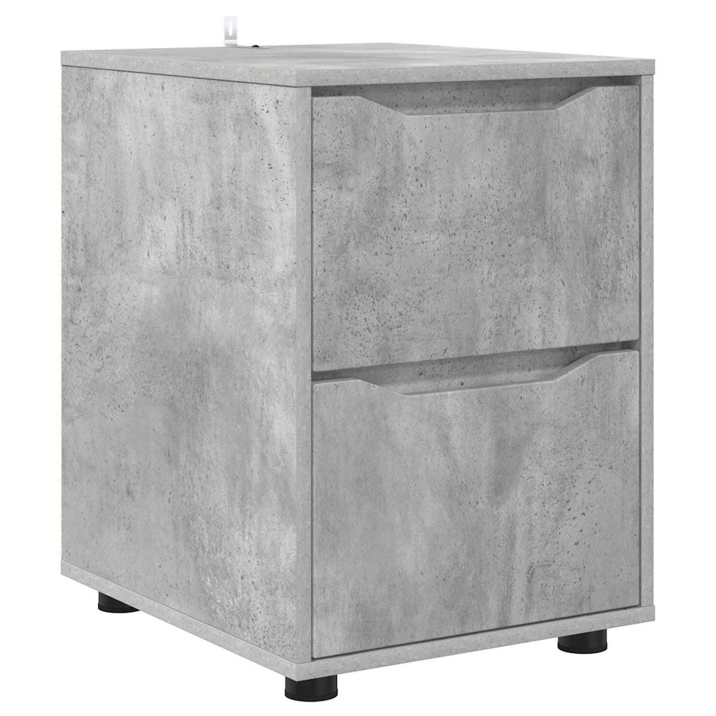 Opbevaringsskab Beton Grå 40 x 48 x 57 cm Konstrueret træ