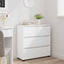 Opbevaringsskab Hvid 80 x 31 x 81 cm Konstrueret træ