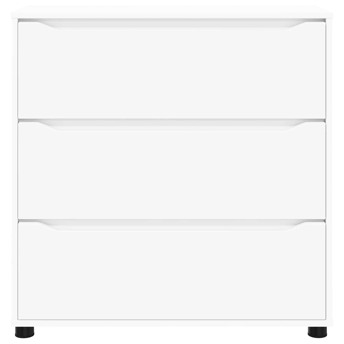 Opbevaringsskab Hvid 80 x 31 x 81 cm Konstrueret træ