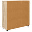 Opbevaringsskab Sonoma eg 80 x 31 x 81 cm Konstrueret træ