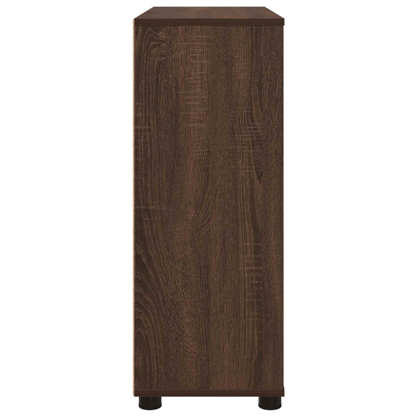 Opbevaringsskab 80 x 31 x 81 cm Konstrueret træ Brun eg