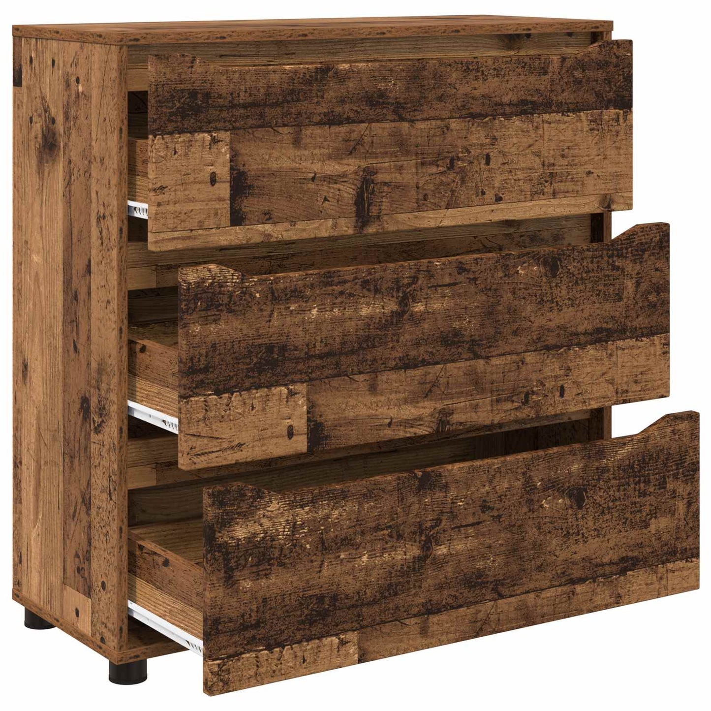 Opbevaringsskab Gammelt træ 80 x 31 x 81 cm Konstrueret træ