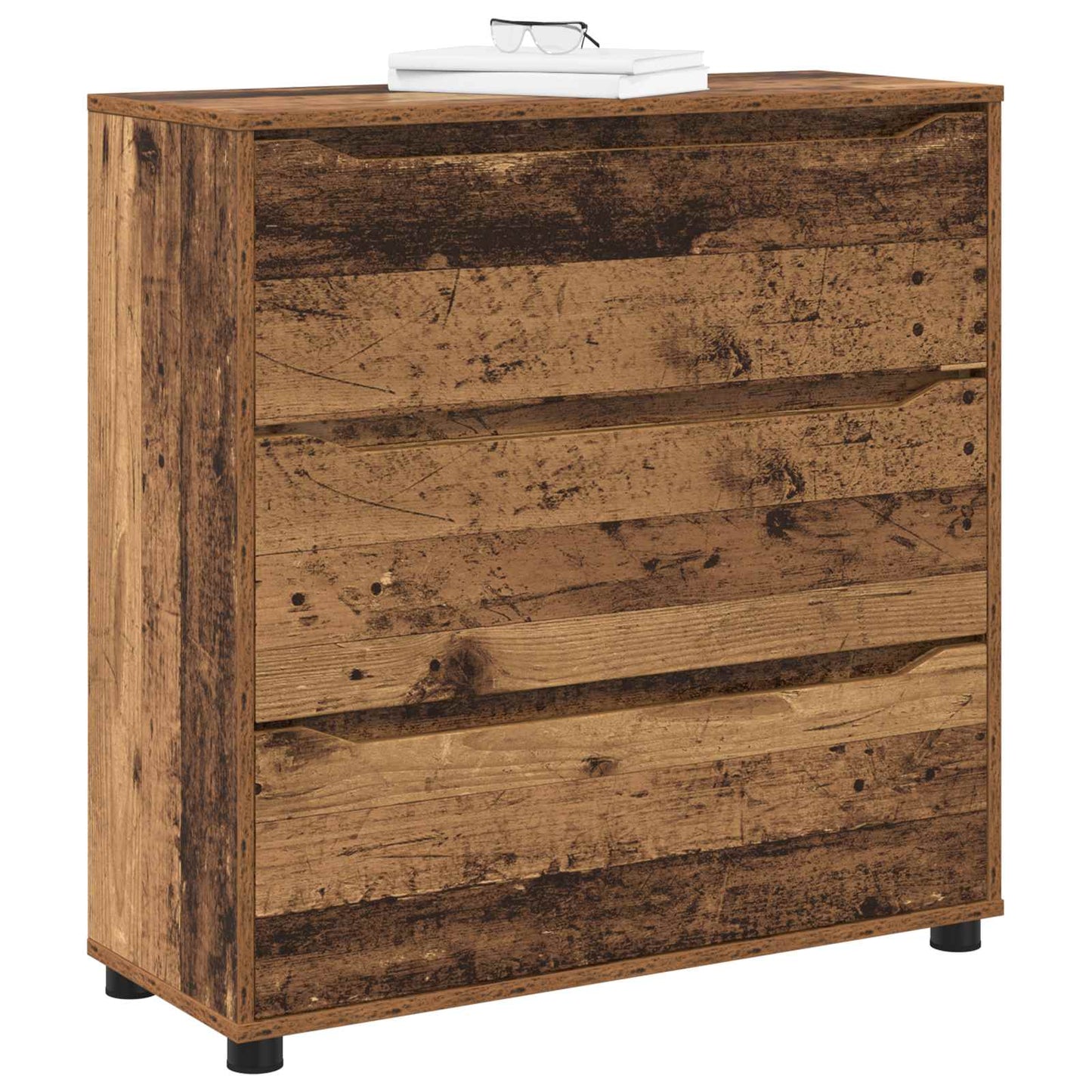 Opbevaringsskab Gammelt træ 80 x 31 x 81 cm Konstrueret træ