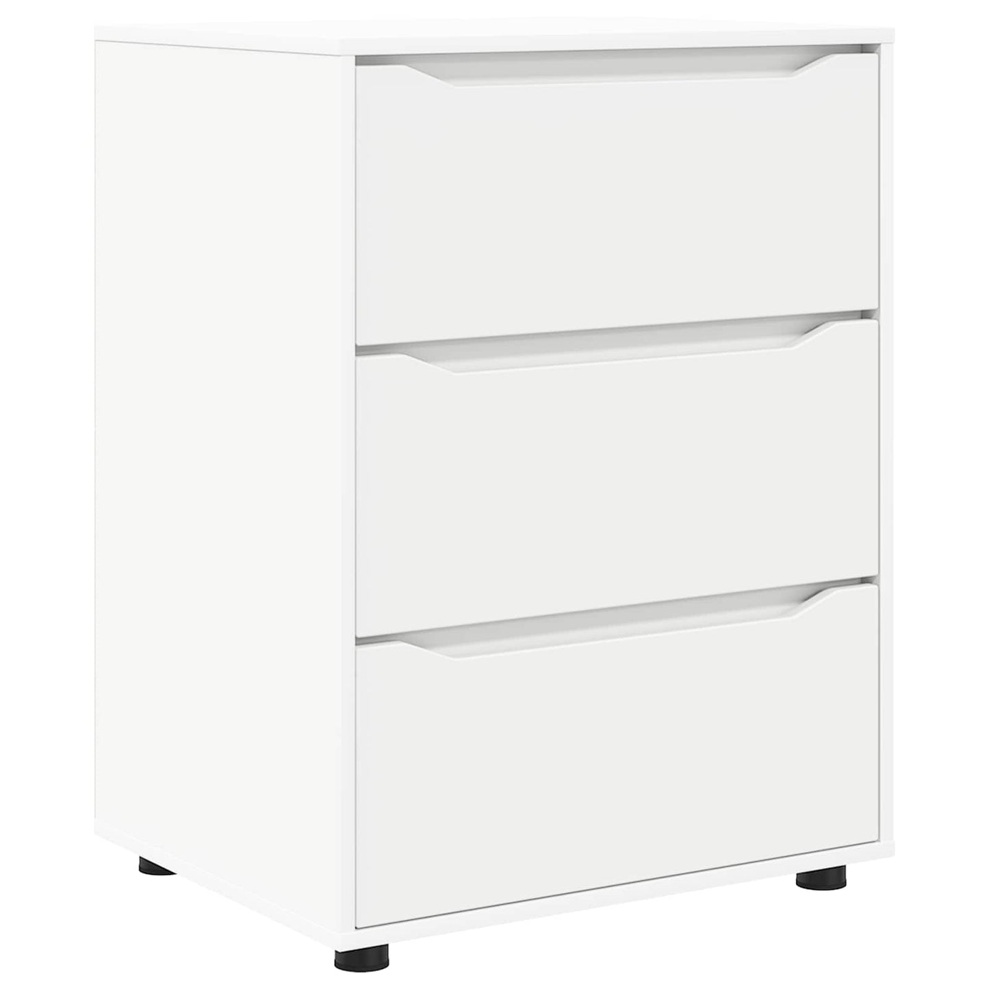 Opbevaringsskab Hvid 60 x 48 x 81 cm Konstrueret træ