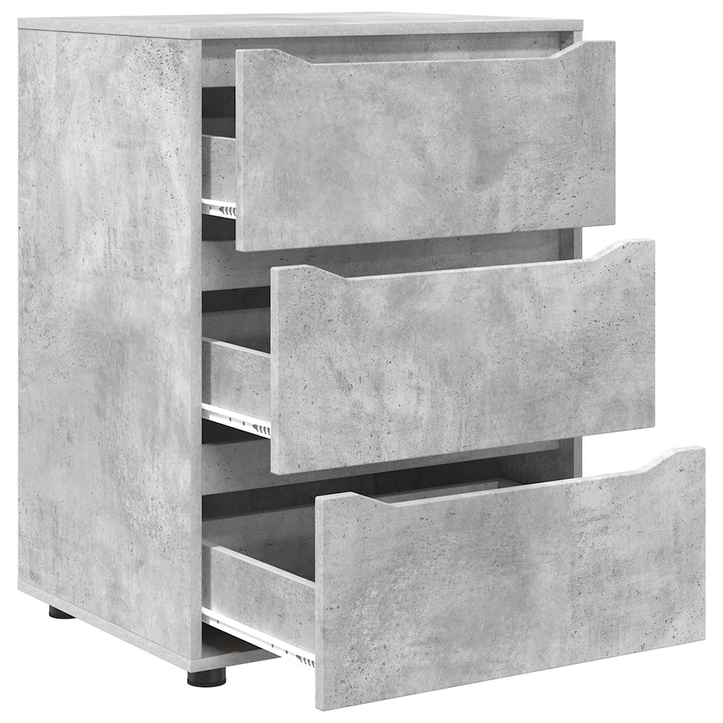 Opbevaringsskab Beton Grå 60 x 48 x 81 cm Konstrueret træ