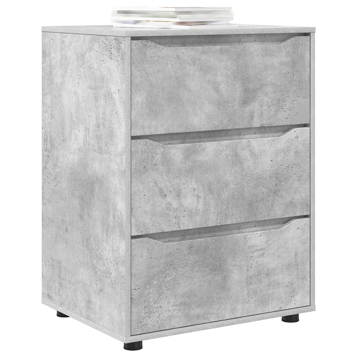 Opbevaringsskab Beton Grå 60 x 48 x 81 cm Konstrueret træ
