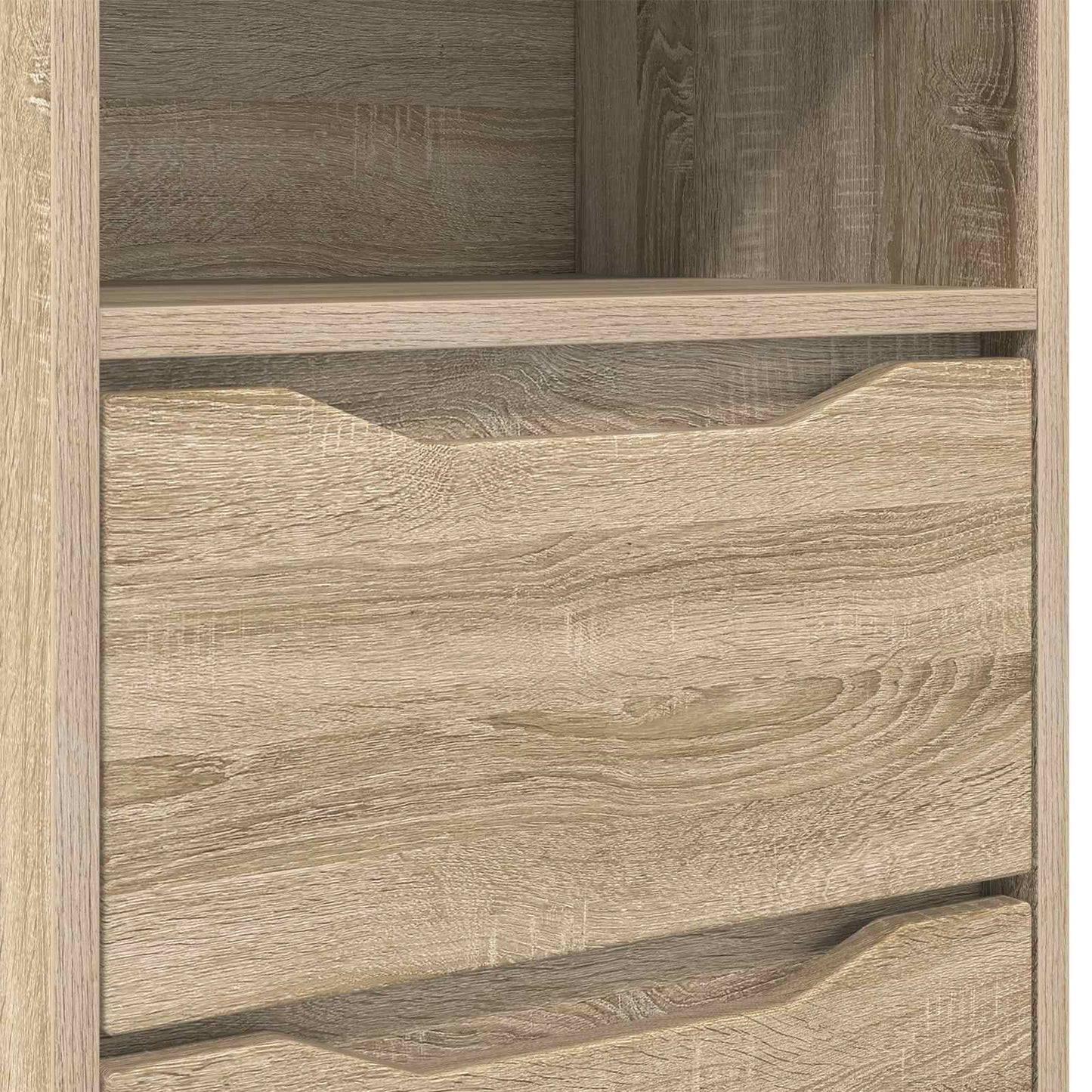 Sengebord Sonoma eg 40 x 30 x 467 cm Konstrueret træ