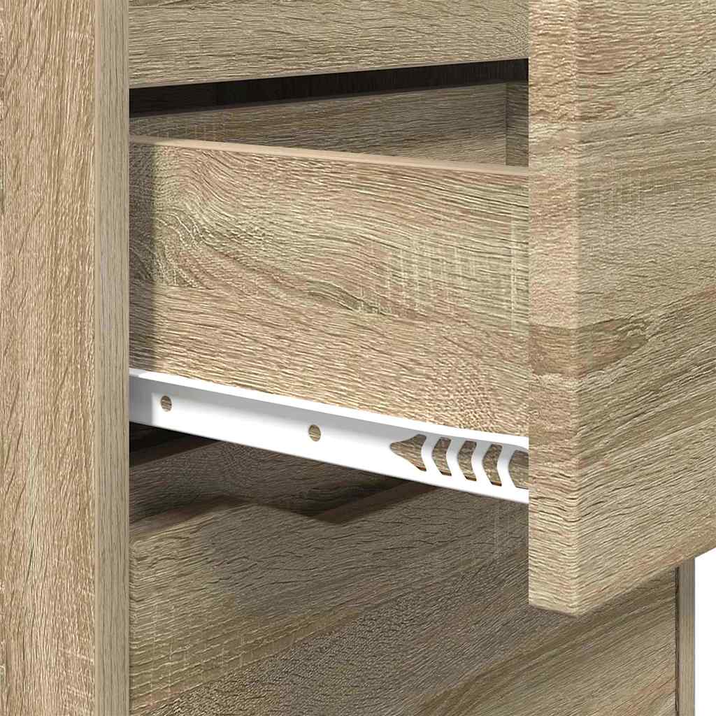 Sengeborde 2 pcs Sonoma eg 40 x 30 x 467 cm Konstrueret træ