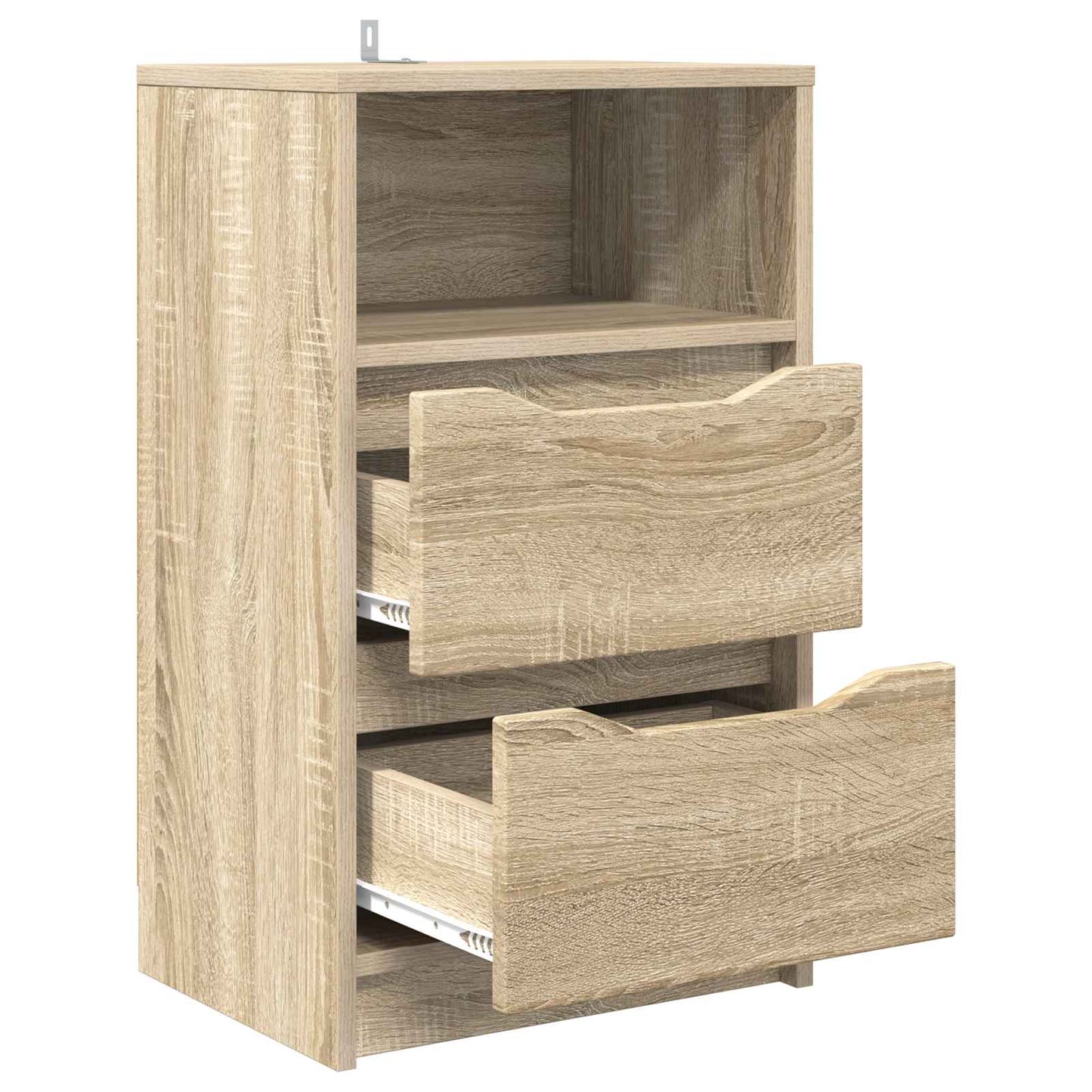 Sengeborde 2 stk. Sonoma eg 40 x 30 x 467 cm Konstrueret træ
