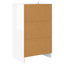 Sengebord Høj gloss hvid 40 x 30 x 467 cm Konstrueret træ