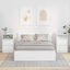 Sengeborde med skuffe 2 pcs Høj gloss hvid 40 x 30 x 467 cm