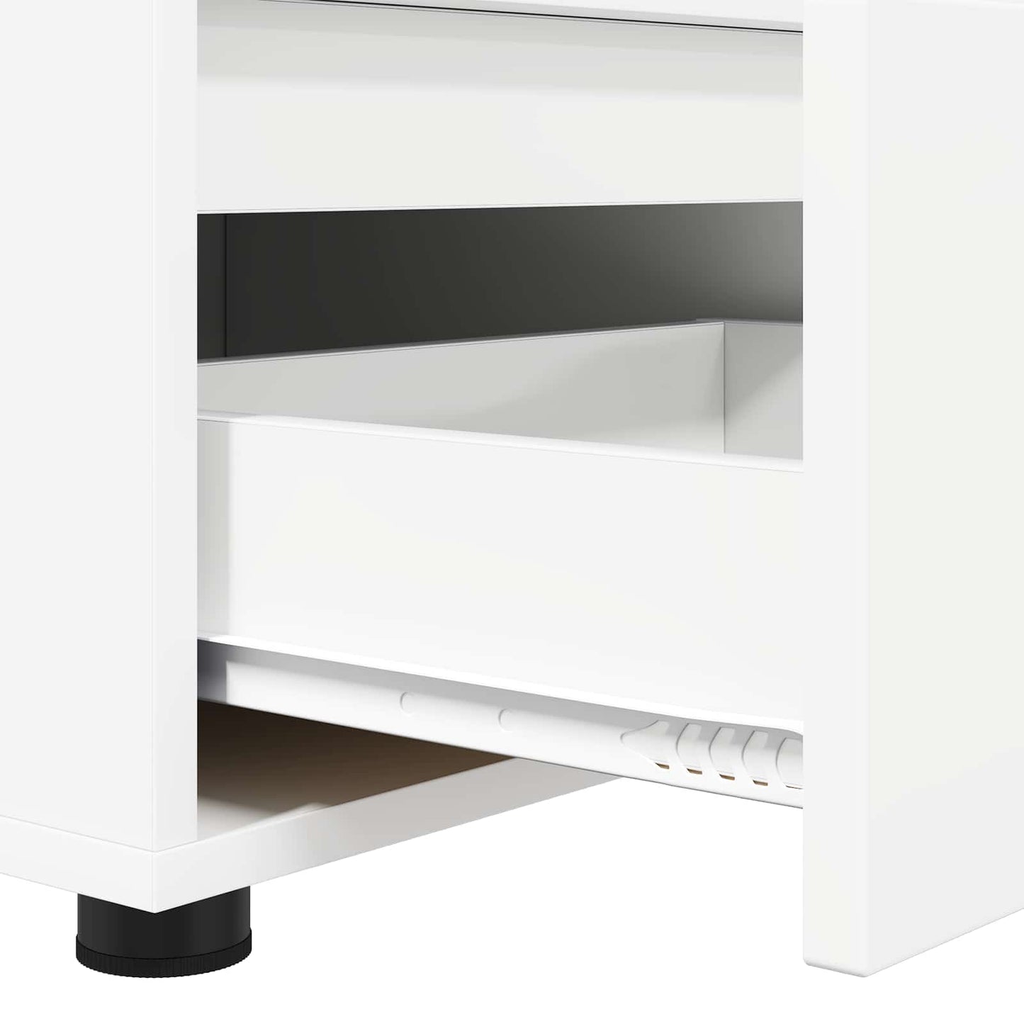 TV-skab med skuffe Hvid 100 x 48 x 43 cm Konstrueret træ