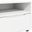 TV-skab med skuffe Hvid 100 x 48 x 43 cm Konstrueret træ