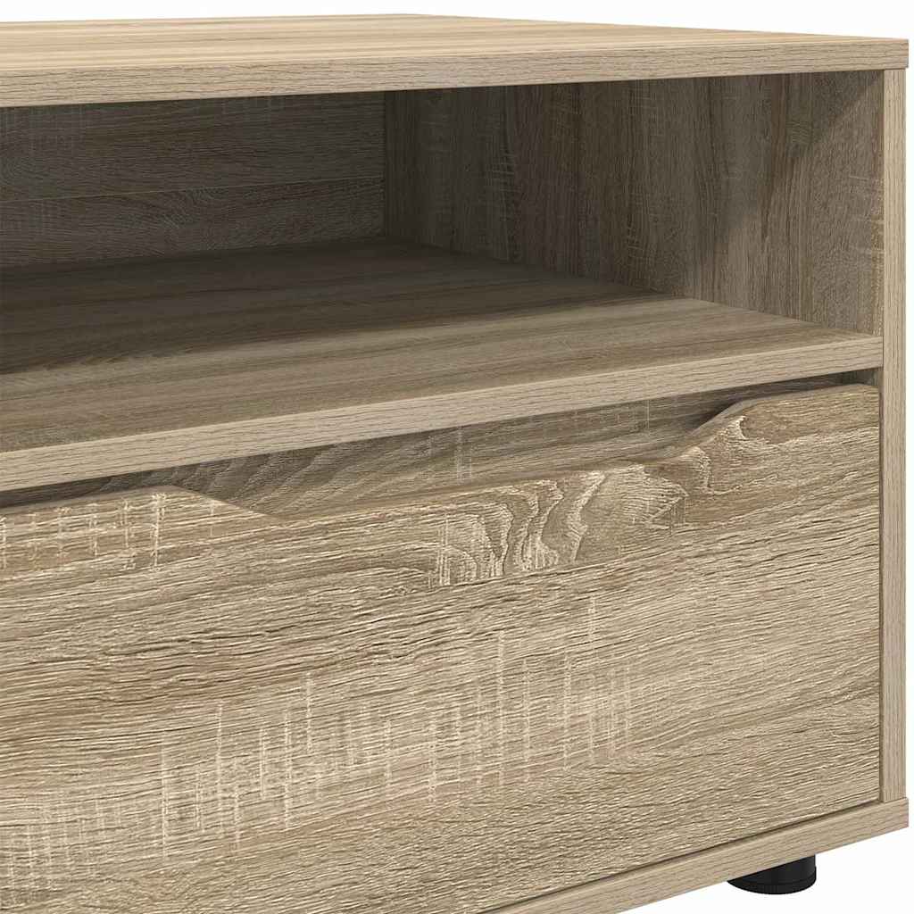 TV-skab med skuffe Sonoma eg 100 x 48 x 43 cm Konstrueret træ